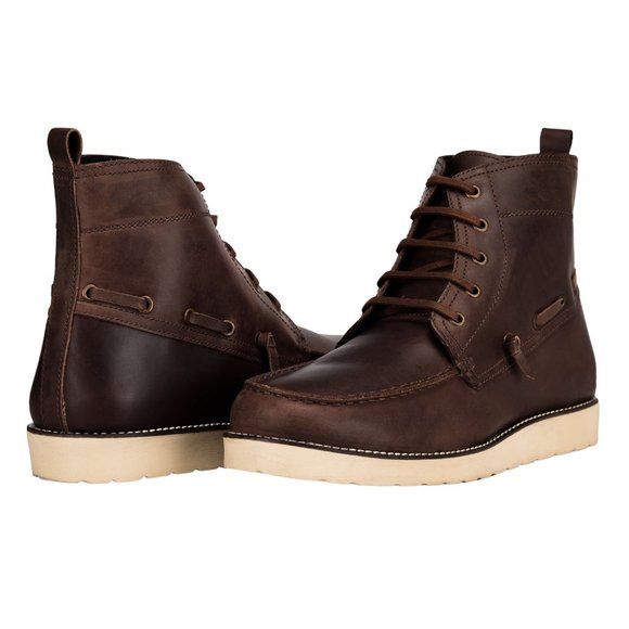 LIBERTYZENO Men's  Brown Lace-Up Casual Boots - Picture 2 of 4